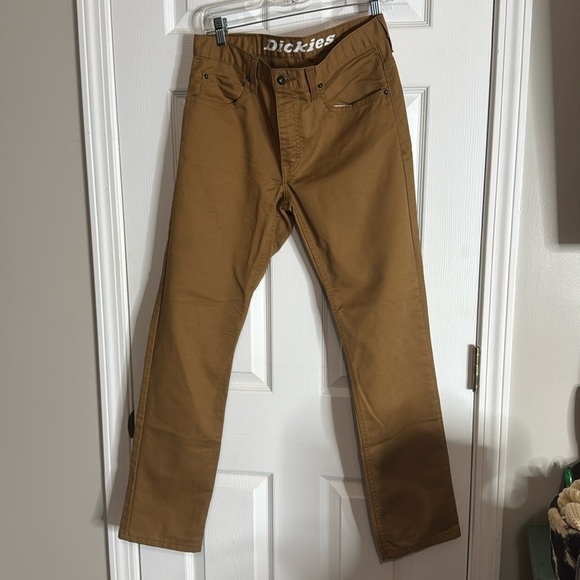 Dickies Jeans Men’s Size 30x30 Tan Slim Straight Leg - Picture 1 of 5